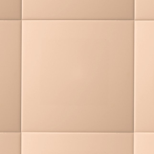 Azulejo De Cerâmica Apricot de Cor Sólida do Pastel Moderno (Criador carregado)