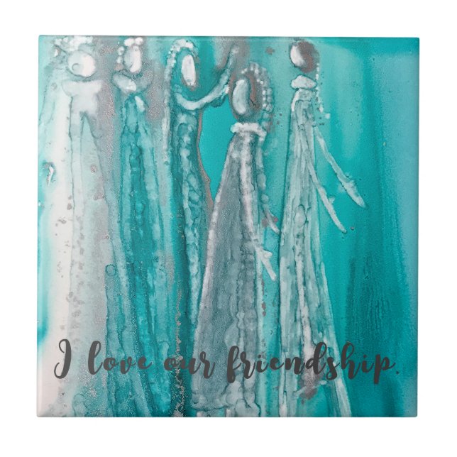 Azulejo De Cerâmica Aqua Turquoise (Frente)