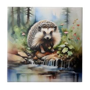 Azulejo De Cerâmica Aquarela Animal
