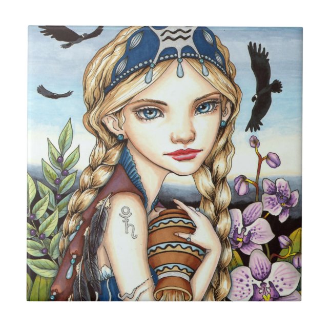 Azulejo De Cerâmica Aquário (Frente)