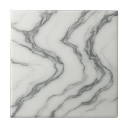 Azulejo De Cerâmica Arabescato Flow – Mármore Branco Elegante com Ondu