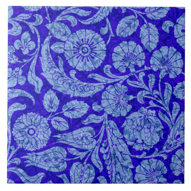 Azulejo De Cerâmica Arabesque do Victorian, CANTARA (Frente)