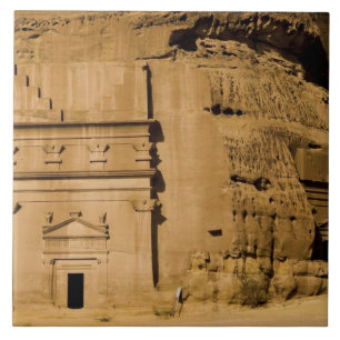 Azulejo De Cerâmica Arábia Saudita, local de Madain Saleh, antiga 3