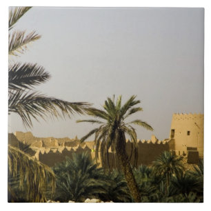 Azulejo De Cerâmica Arábia Saudita, Riade, antiga cidade de Al-Diriya