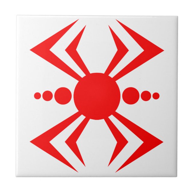 Azulejo De Cerâmica Aranha Japonesa (Frente)