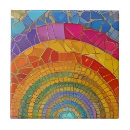 Azulejo De Cerâmica Arco Arco Arco Arco Arco Colorido Vibrante