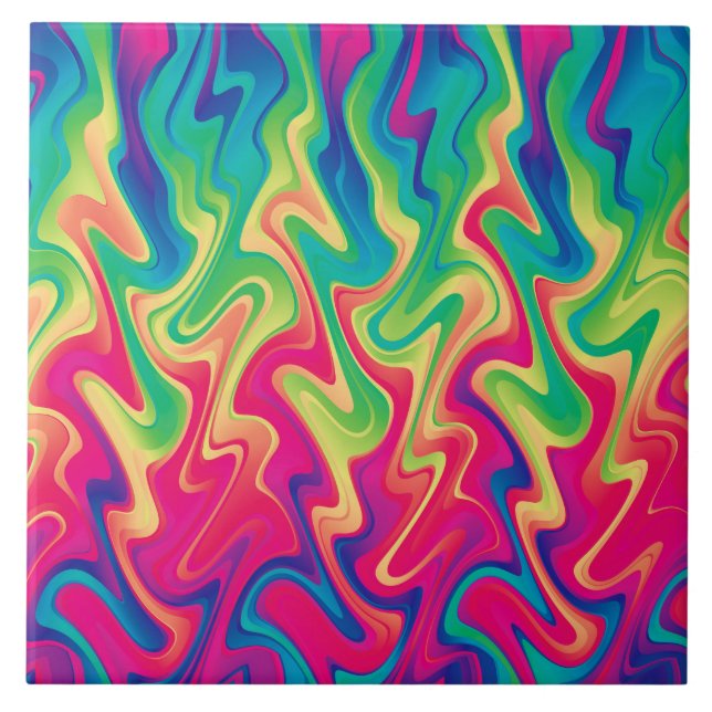 Azulejo De Cerâmica Arco-íris 21 (Frente)