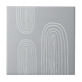 Azulejo De Cerâmica Arco-Íris Chic do Meio século Boho