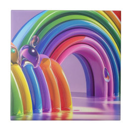 Azulejo De Cerâmica Arcos-Chuva Distorcidos