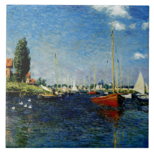 Azulejo De Cerâmica Argenteuil, pintura famosa,