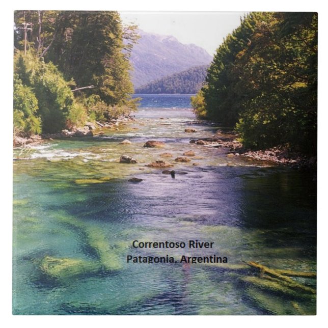 Azulejo De Cerâmica Argentina, Patagônia (Frente)