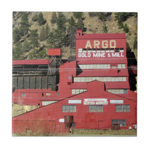 Azulejo De Cerâmica Argo Dourado Mine & Mill, Idaho Primaveras, Colora