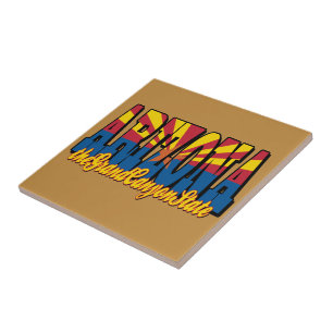 Azulejo De Cerâmica Arizona o Estado do Grand Canyon