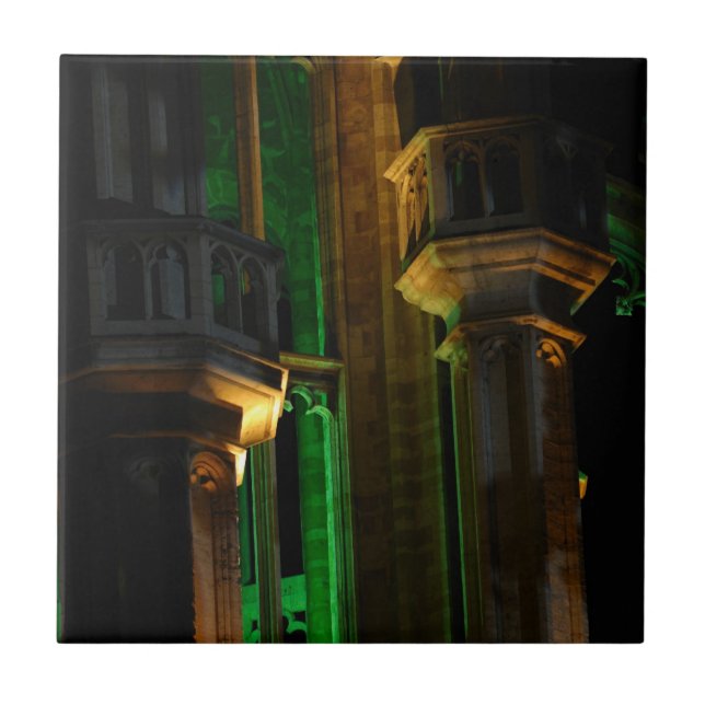 Azulejo De Cerâmica Arquitetura gótica (Frente)