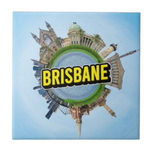 Azulejo De Cerâmica arquitetura marco Brisbane minúsculo pequeno plane