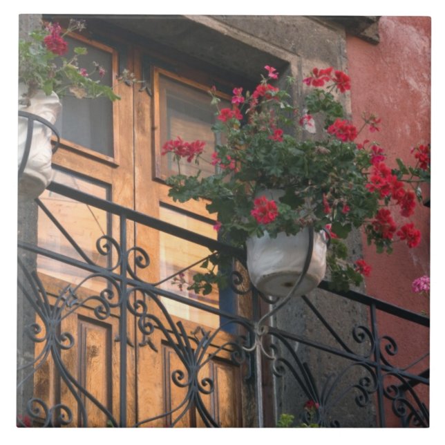 Azulejo De Cerâmica Arquitetura nas ruas de San Miguel de (Frente)