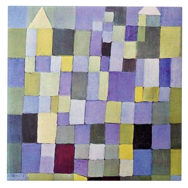 Azulejo De Cerâmica Arquitetura, Paul Klee (Frente)