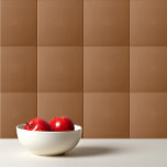 Azulejo De Cerâmica Arroz castanho de cor sólida<br><div class="desc">Design de arroz castanho de cor sólida</div>