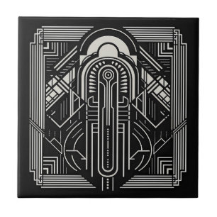 Azulejo De Cerâmica Art Deco