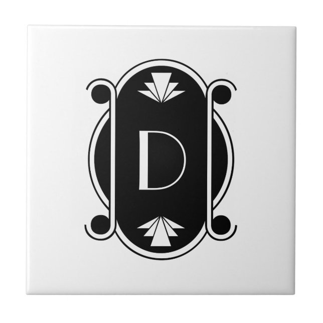 Azulejo De Cerâmica Art deco (Frente)