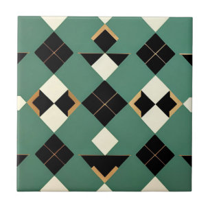 Azulejo De Cerâmica Art Deco Argyle