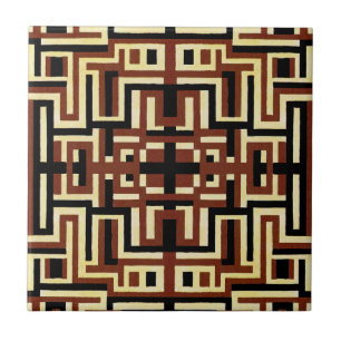 Azulejo De Cerâmica Art Deco Design nº 2 em Sunshinedazzle