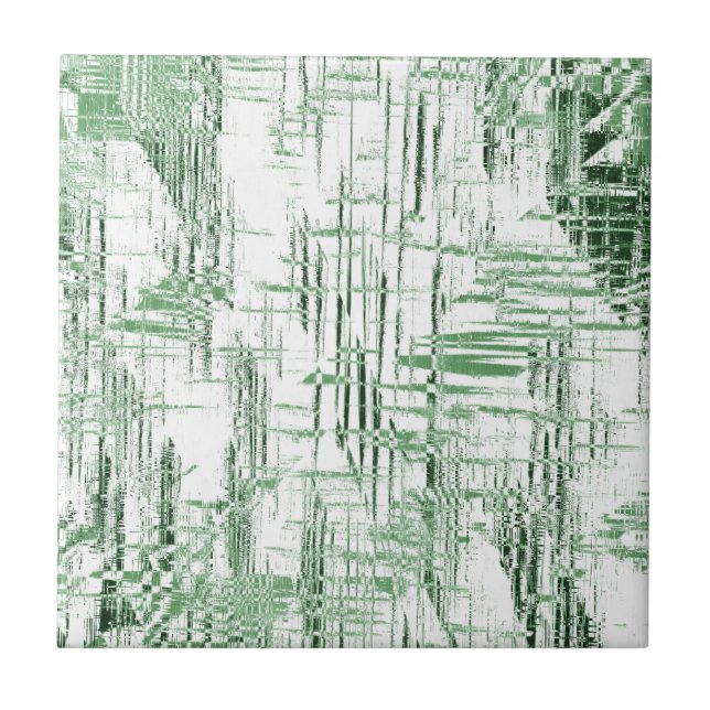 Azulejo De Cerâmica Art Deco Green (Frente)