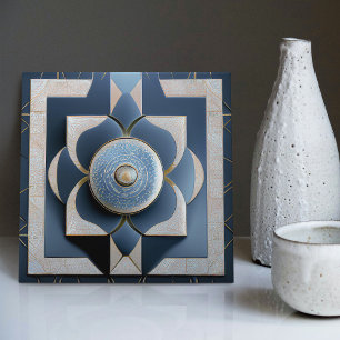 Azulejo De Cerâmica Art Deco Parede Padrão Arte Nouveau Cerâmica