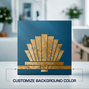 Azulejo De Cerâmica Art Deco Ventilador Forma Geométrica - Alterar Fun