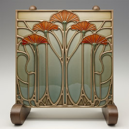 Azulejo De Cerâmica Art Nouveau Bloom [Set 4/4]