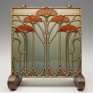 Azulejo De Cerâmica Art Nouveau Bloom [Set 4/4]