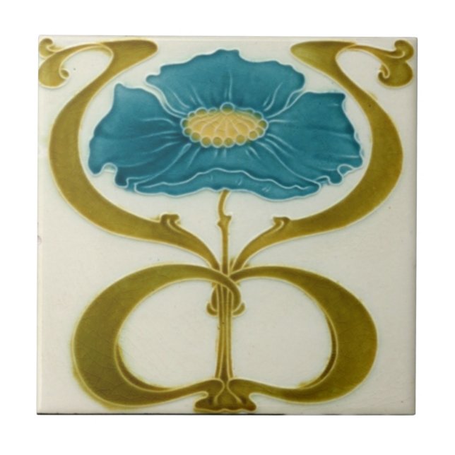 Azulejo De Cerâmica Art nouveau ceramic tile (Frente)