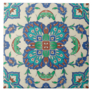 Azulejo De Cerâmica Art Nouveau China - Reprodução de Padrão Floral