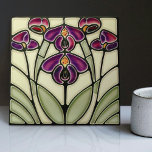 Azulejo De Cerâmica Art Nouveau Nemesia "Dazzle-Me Lilac" Simétrica<br><div class="desc">Abraçar o encantador encanto da era Art Nouveau com este belo azulejo cerâmico, com um padrão floral simétrico Nemesia "Dazzle-Me Lilac". Esta época, celebrada por seus designs inovadores e uma mistura harmoniosa de natureza e arte, tem inspirado gerações com seu charme cativante. A Nemesia "Dazzle-Me Lilac", símbolo de beleza vibrante...</div>