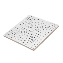 Azulejo De Cerâmica Arte Abstrata Asas Primeiro Voo Preto E Branco