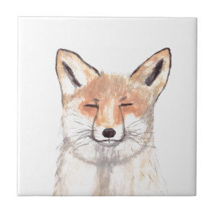 Azulejo De Cerâmica Arte animal do berçário do Fox