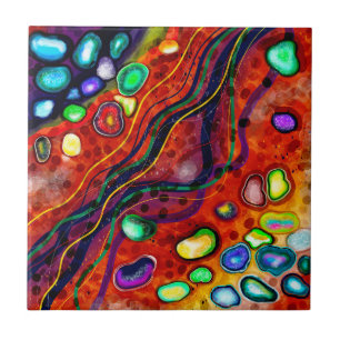 Azulejo De Cerâmica Arte Colorida