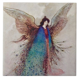 Azulejo De Cerâmica Arte da Fada “Donzela da Lua” por Warwick Goble