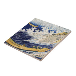 Azulejo De Cerâmica Arte da obra-prima Ocean Waves Katsushika Hokusai
