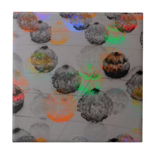 Azulejo De Cerâmica Arte de Digitas com cursos redondos da escova