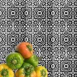 Azulejo De Cerâmica Arte De Op Geométrica Contemporânea Preta E Branca<br><div class="desc">Este design de azulejo de de cerâmica decorativa apresenta um padrão de arte de topo sem costura,  composto por formas geométricas em preto e branco,  criando um efeito decorativo visualmente espantoso.</div>