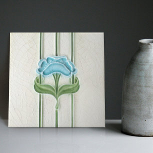 Azulejo De Cerâmica Arte de Parede Nouveau Vintage Antique Peranakan