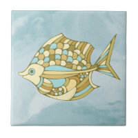 Arte de Peixe Azul Náutico