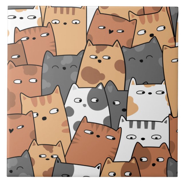 Azulejo De Cerâmica Arte de rabisco (Frente)