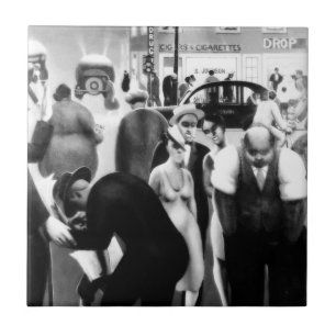 Azulejo De Cerâmica Arte de renascimento de Harlem - "cinturão negro