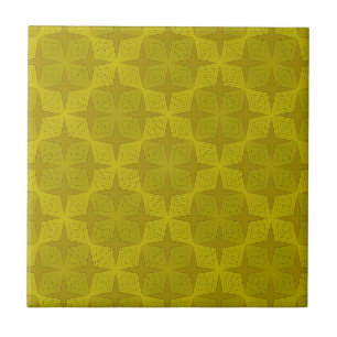 Azulejo De Cerâmica Arte deco geométrica azeitona verde