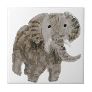 Azulejo De Cerâmica Arte do elefante do animal selvagem