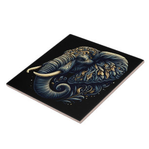 Azulejo De Cerâmica Arte elefante inspirada
