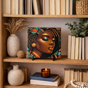 Azulejo De Cerâmica Arte feminina afro-americana
