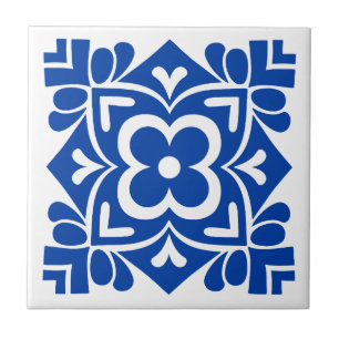 Azulejo De Cerâmica Arte Folclórica em Flor